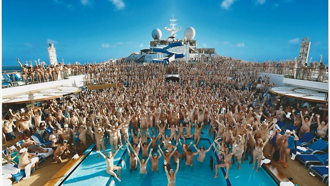 A man who stripped down and set sail on a weeklong nude cruise is speaking out about his fellow flesh-flashing passengers. 