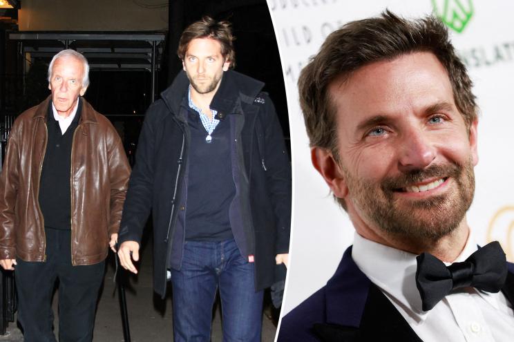 Bradley Cooper claimed that his father Charles was "always nude" around the house when he was growing up.