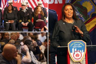 Attorney General Letitia James and FDNY Commissioner Laura Kavanagh