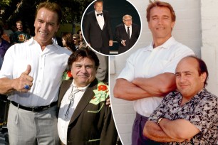 Danny DeVito and Arnold Schwarzenegger.