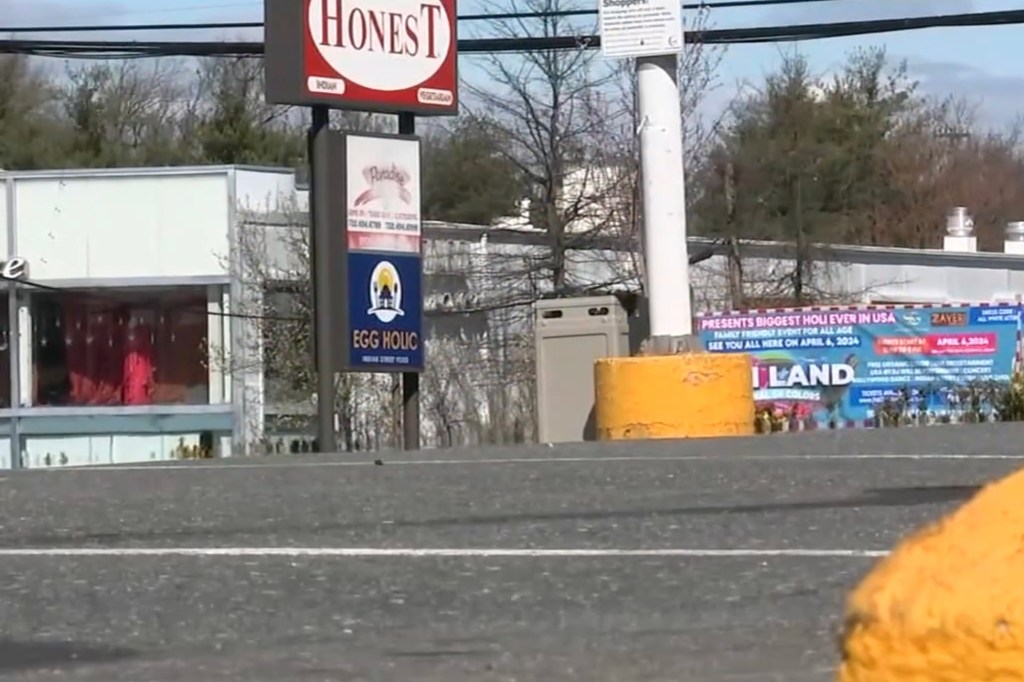 Street with businesses' signs.