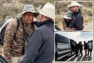 Sheriff comforts teen migrant abandoned in Texas desert