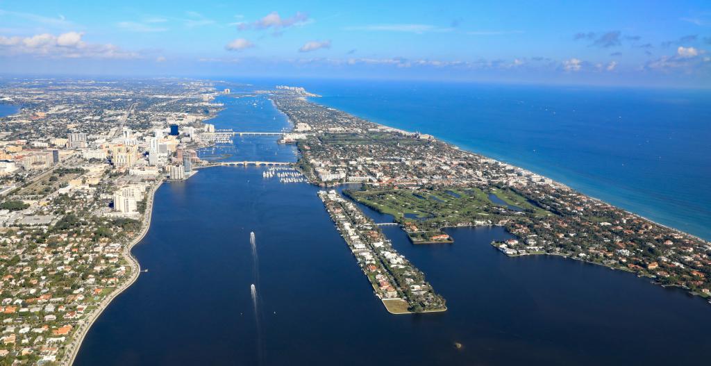 Buyers are heading to Palm Beach Gardens to avoid the high prices of the Palm Beaches, pictured here.