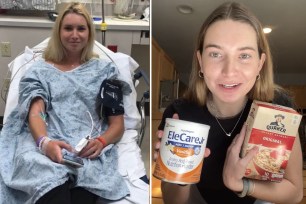 Massachusetts resident Caroline Gray suffers from a rare chronic illness that makes her allergic to everything -- to the point that eating rice, bread or mustard could kill her.