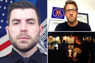 Barstool Sports founder Dave Portnoy and slain cop Jonathan Diller