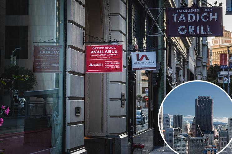 San Francisco office vacancy rates reach record high at 36.6 percent.