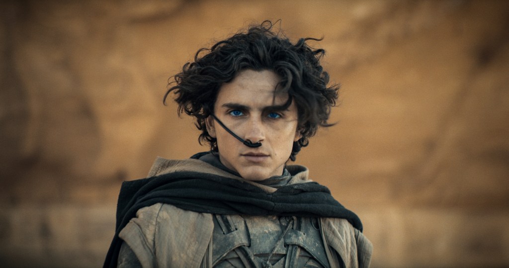 Timothee Chalamet in a scene from "Dune: Part Two."