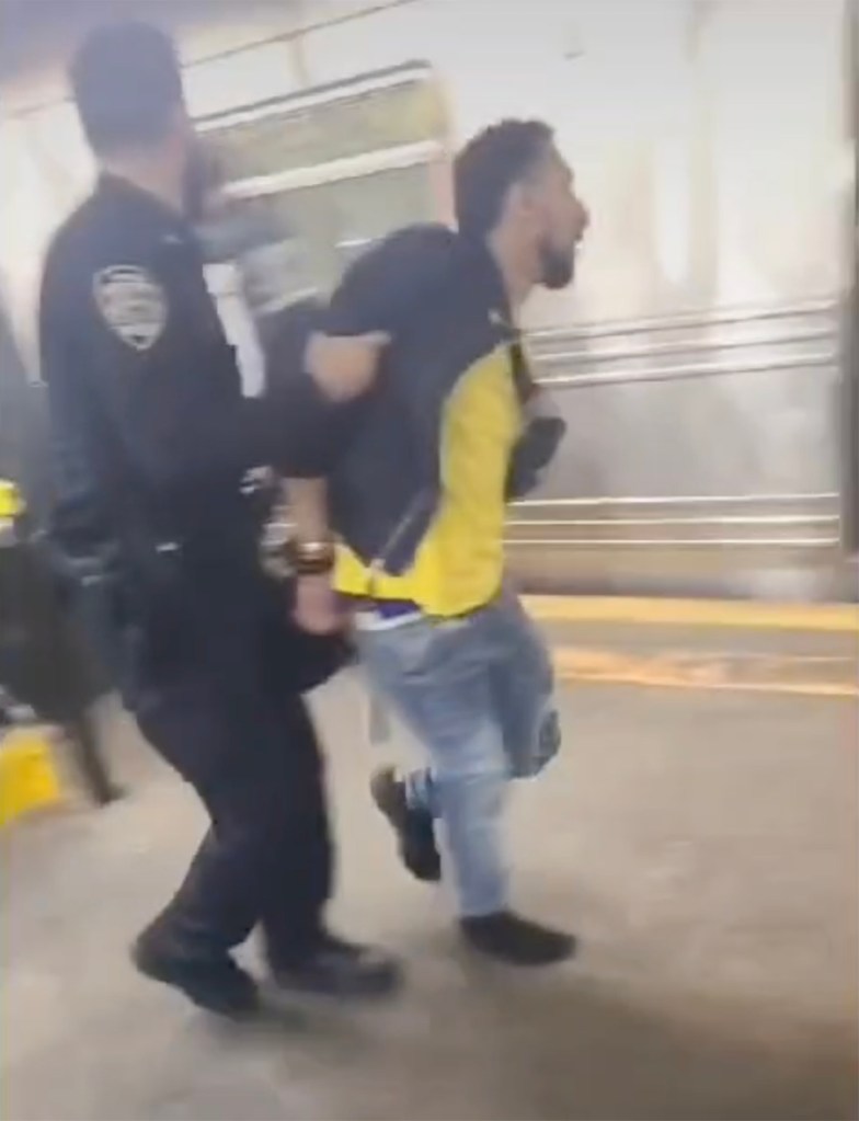 The 32-year-old was arrested before he even stepped onto the platform, Kemper said.
