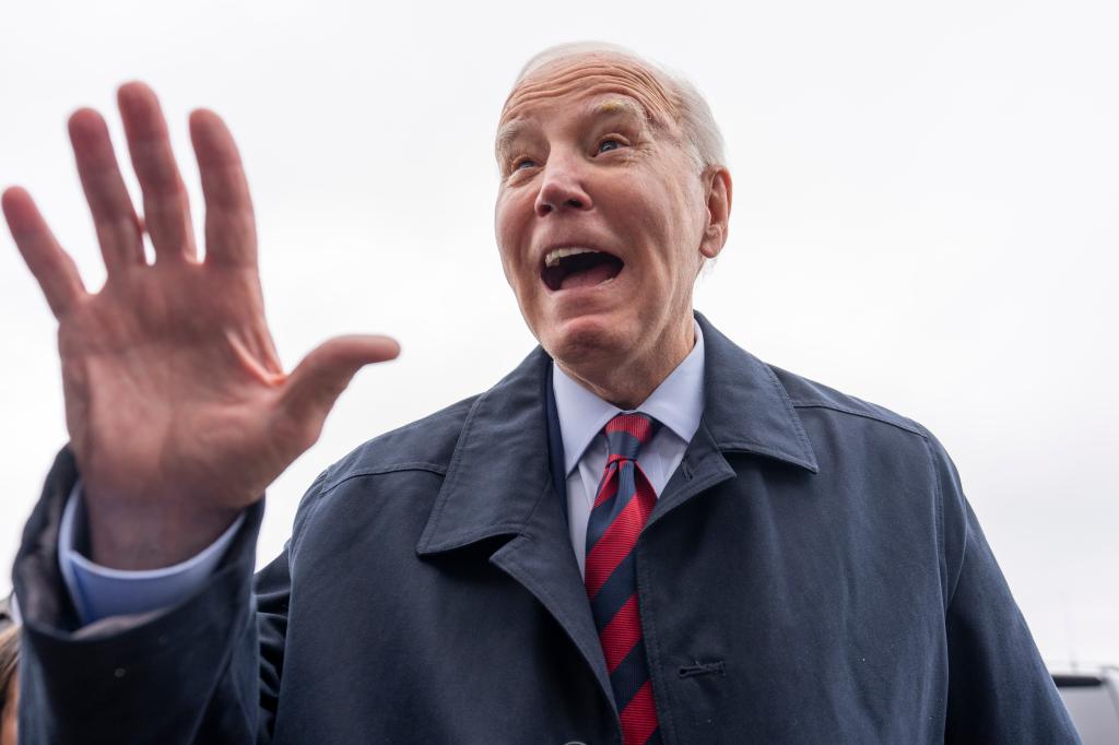 When asked about the poll numbers, Biden said “The last five polls you guys don’t report. I’m winning! Five! Five in a row!” 