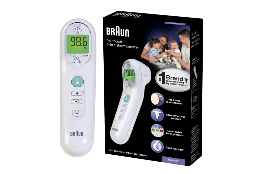 Braun No Touch 3-in-1 Thermometer