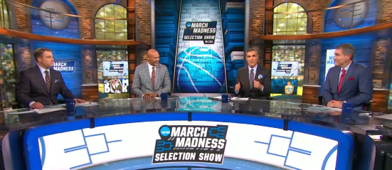 The CBS Selection Sunday staffers wish Greg Gumbel well.