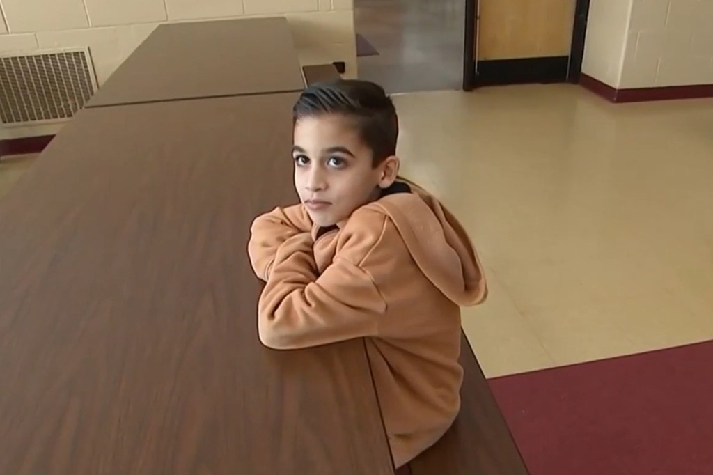 7-year-old Grayson Molina was saved by the aide after he started choking on a slice of pizza during lunch.