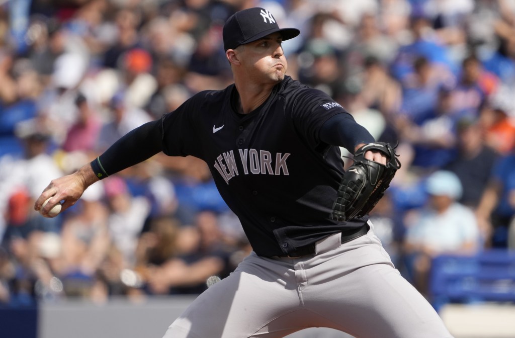 Clay Holmes pitched a scoreless inning in his first spring training outing of the season.