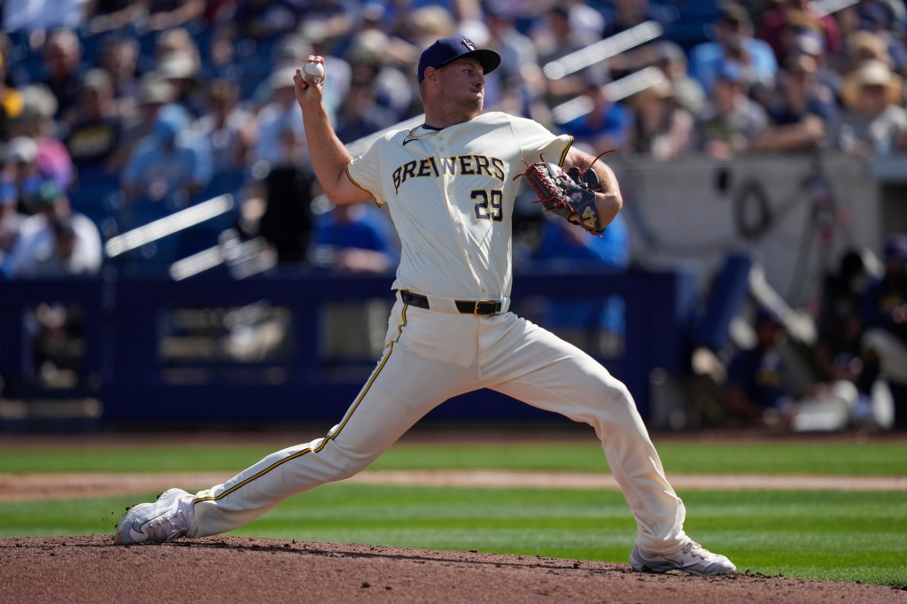 Trevor Megill has pitched in relief for the Brewers the last two games.