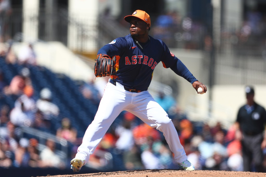 Framber Valdez will get the ball on Opening Day for the Astros.