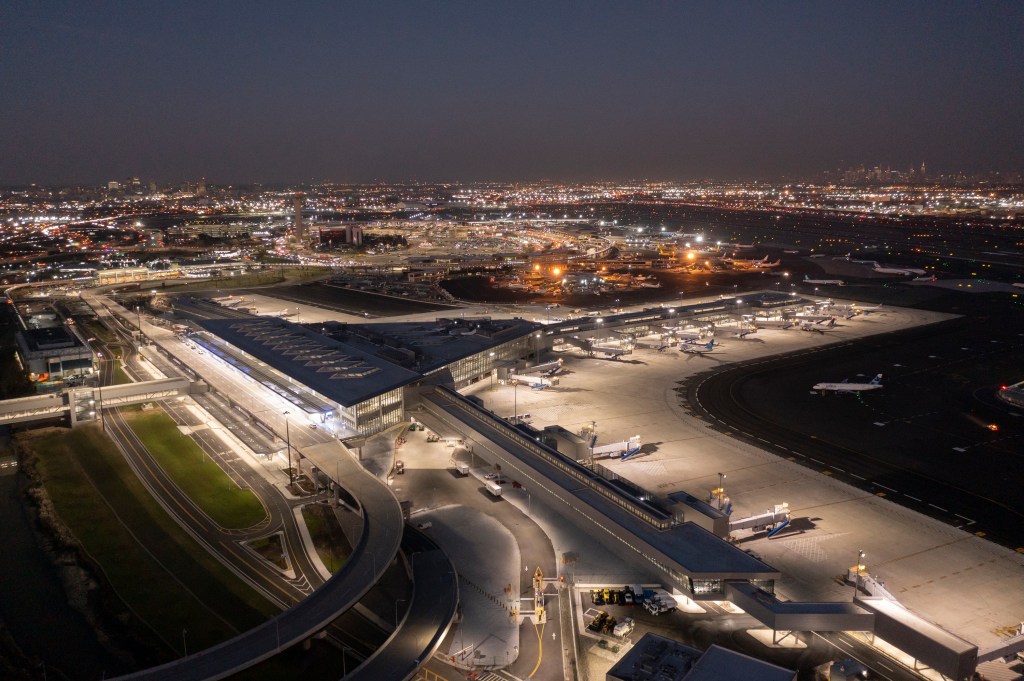 Newark's newly renovated terminal A is considered one of the best in the world.
