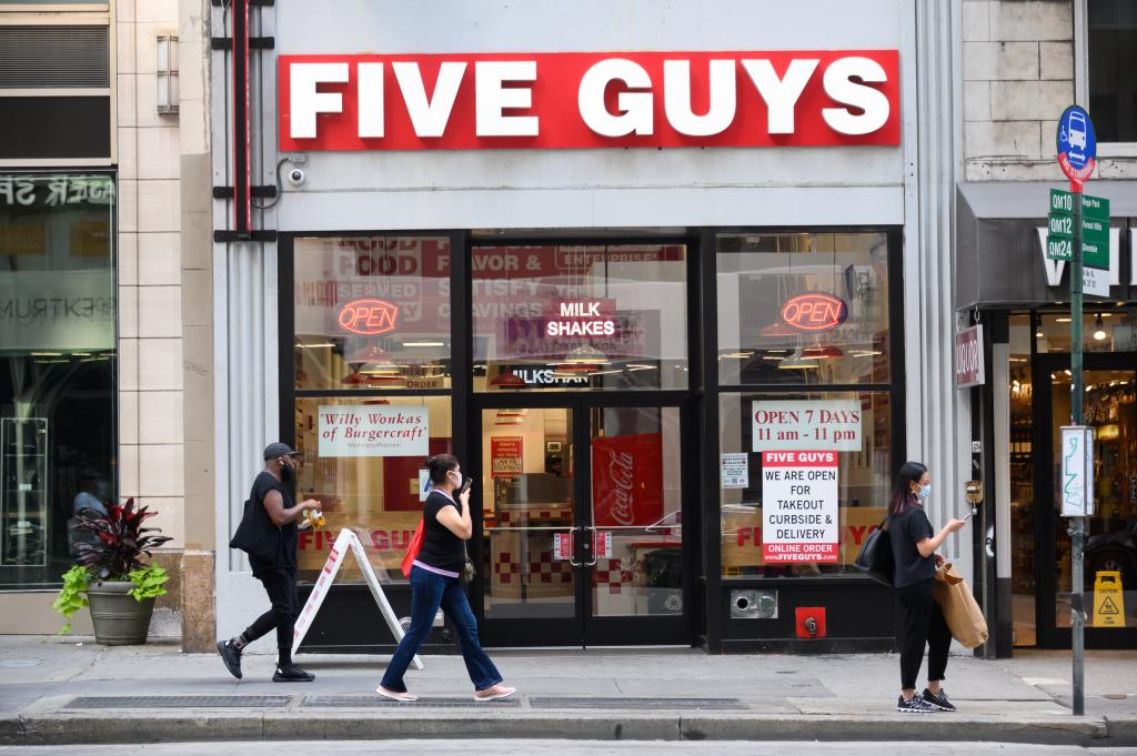 A couple shared a savvy hack to get two for one burgers at Five Guys.