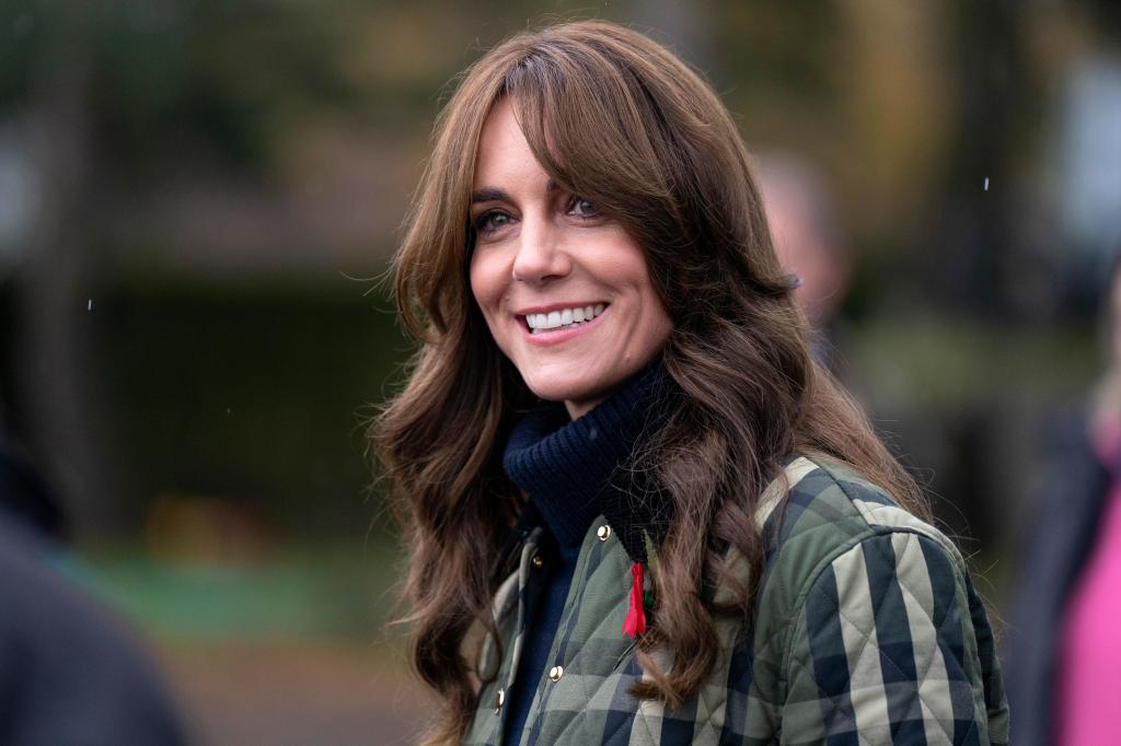 Kate Middleton during appearance at Brodieshill Farm, Moray, Scotland on November 02, 2023 