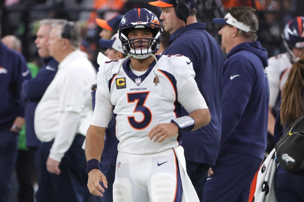 Russell Wilson threw for 26 touchdowns and eight interceptions with the Denver Broncos last season before being benched for the final two games. 