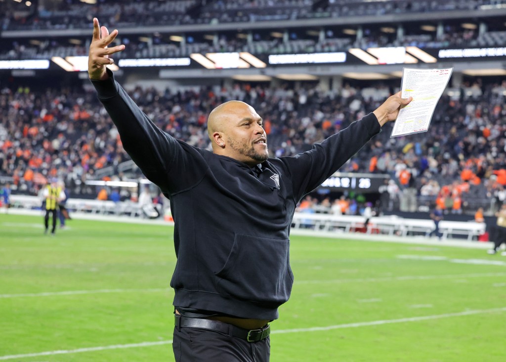 Antonio Pierce was hired as the Raiders full time head coach after the 2023 season. 