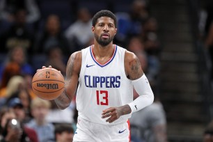 Los Angeles Clippers forward Paul George