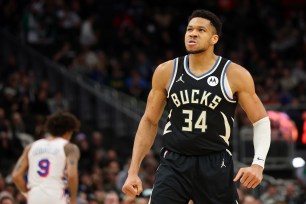 Milwaukee Bucks forward Giannis Antetokounmpo