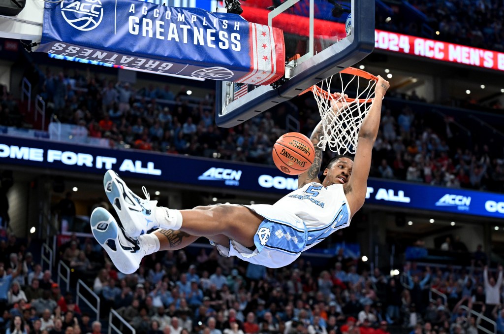 Armando Bacot and the North Carolina Tar Heels are the West region's No. 1 seed in the 2024 NCAA Tournament. 