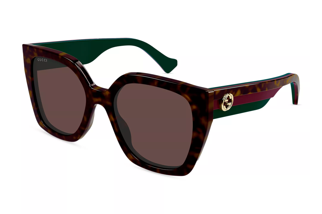 Gucci Web Studi 55mm Butterfly Sunglasses