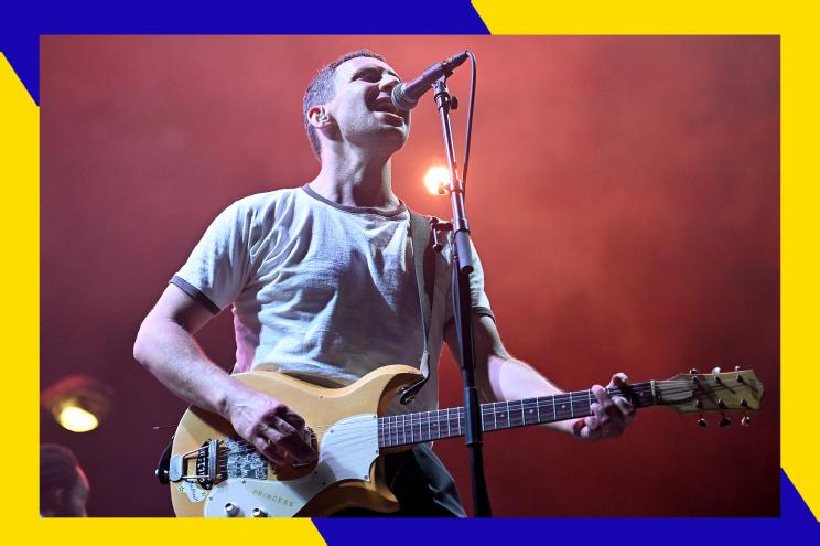 Bleachers frontman Jack Antonoff sings and plays guitar.