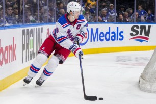 Rangers captain Jacob Trouba will miss at least 2-3 weeks because of a lower body injury.