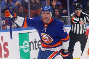 Kyle Palmieri has played in all 64 of the Islanders game this season after suffering through two injury-prone seasons.