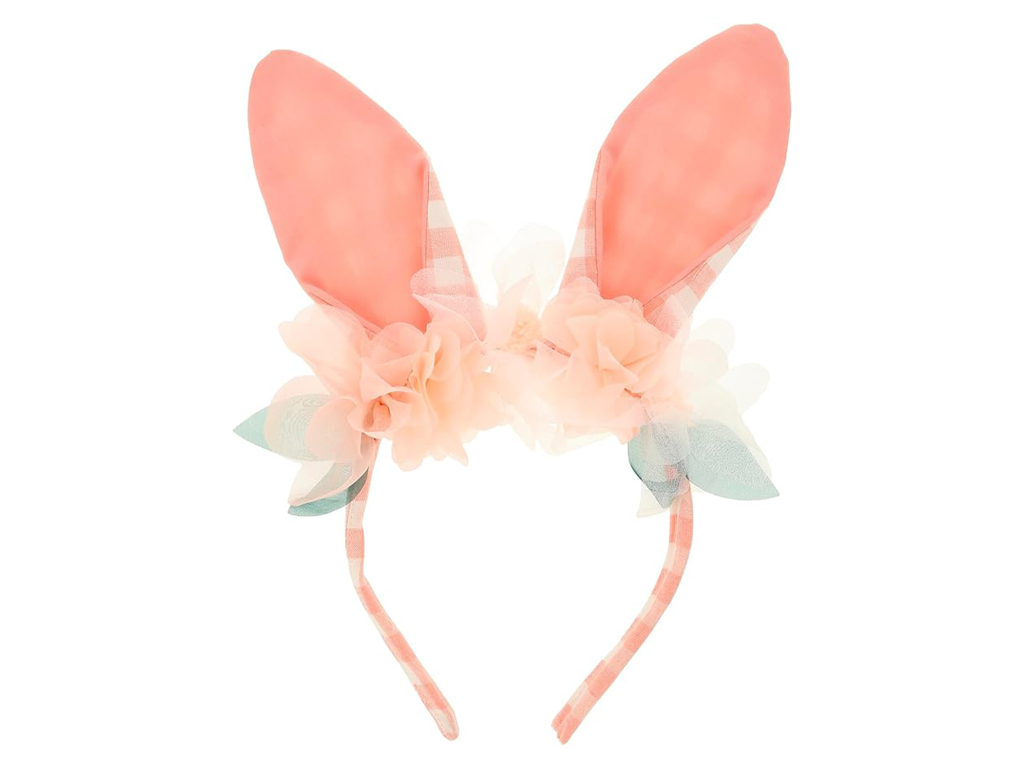 Meri Meri Embellished Gingham Bunny Headband