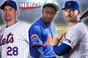 Carlos Mendoza, Francisco Lindor, Pete Alonso