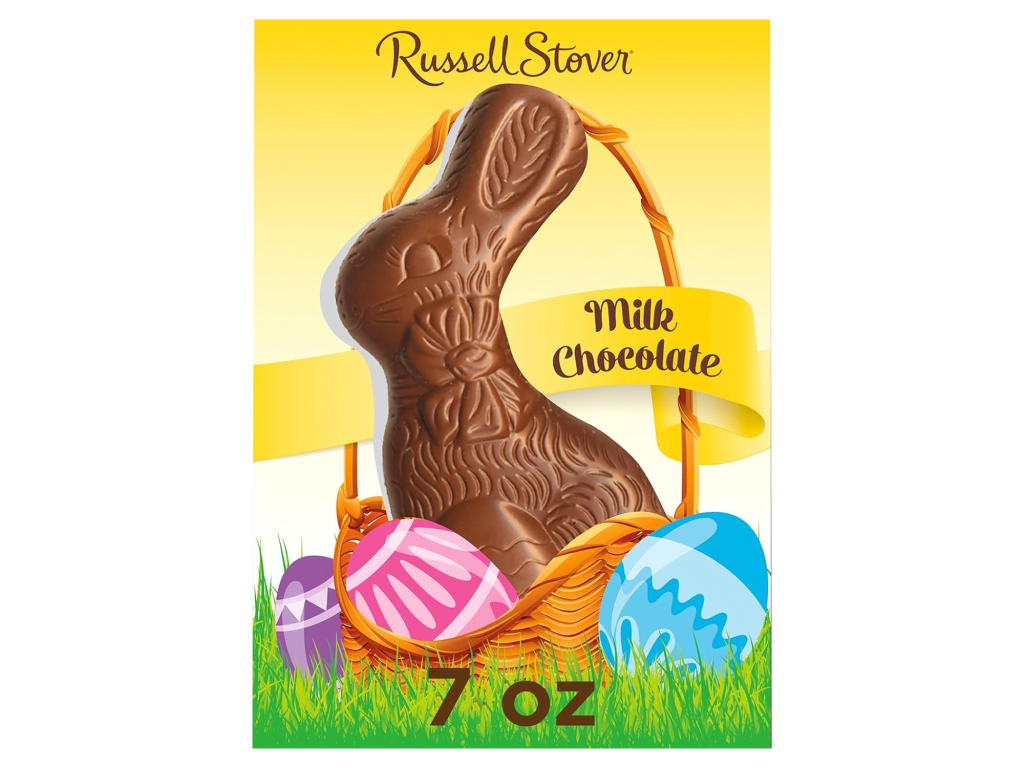 Russell Stover Easter Chocolate Bunny — Solid Milk Chocolate