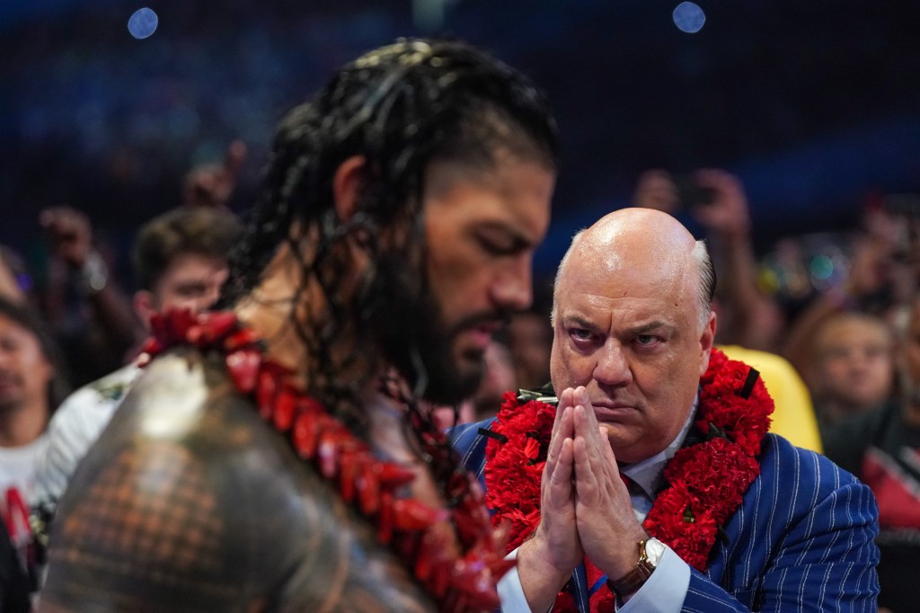 Roman Reign and Paul Heyman, who will be inducted into the WWE Hall of Fame in April.