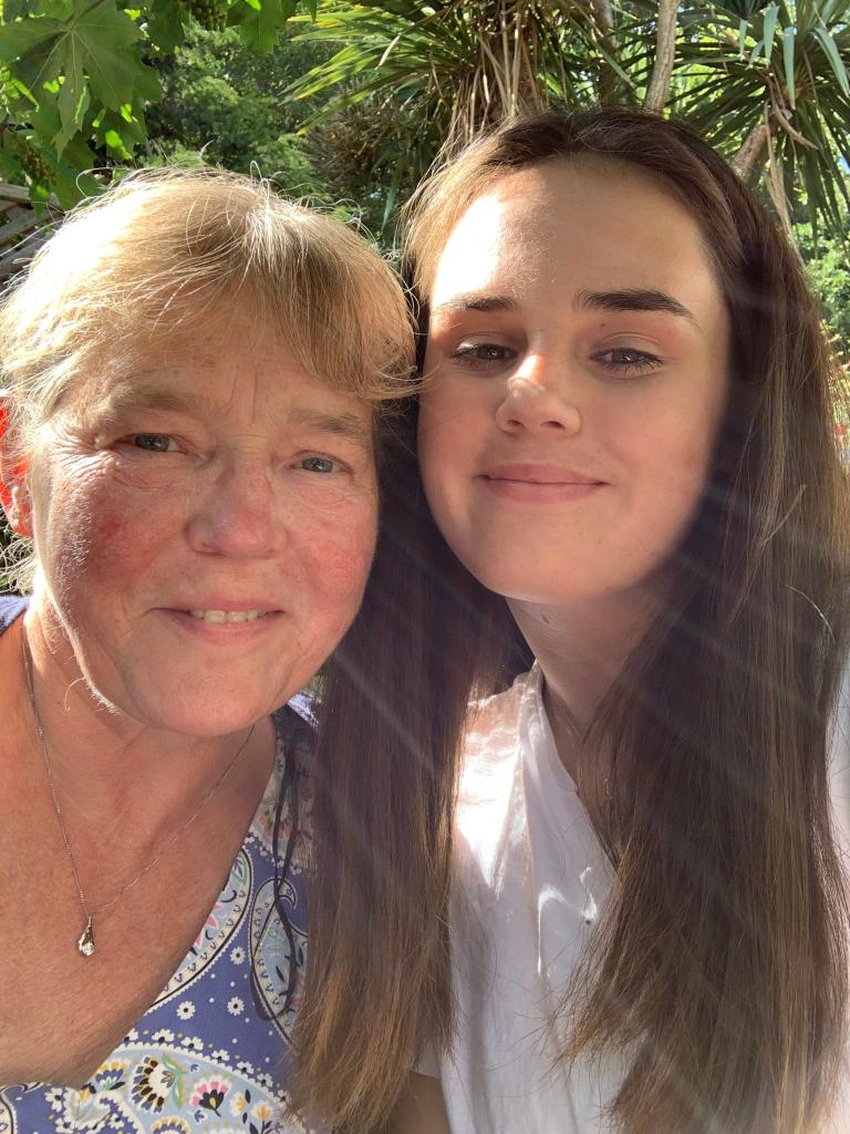 Theresa Hardwick with daughter Anna taken pre-operation.