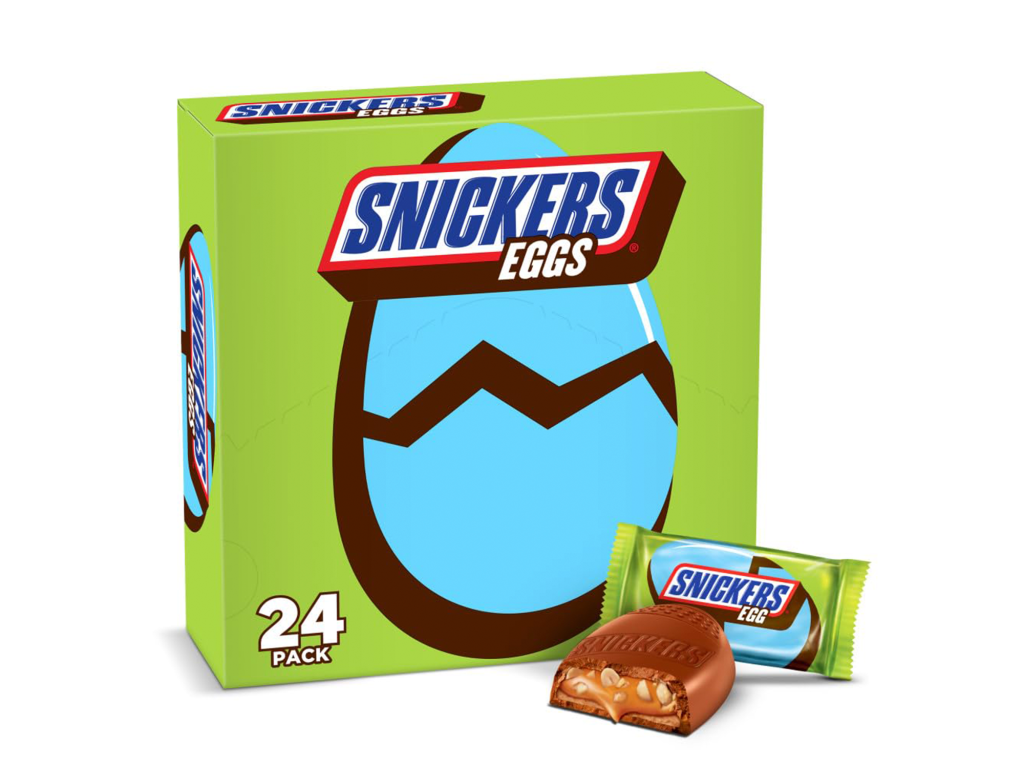 Snickers Chocolate Easter Candy Eggs (24-Pack)