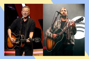 Bruce Springsteen (L) and Noah Kahan are headlining at the 2024 Sea.Hear.Now Festival.