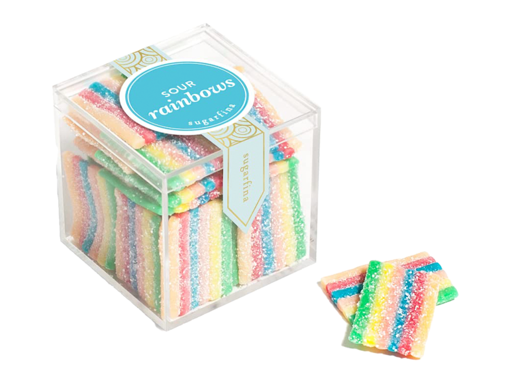 Sugarfina Sour Rainbows Small Candy Cube Gummies