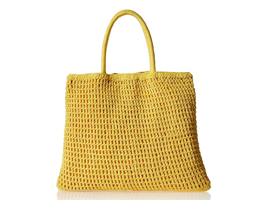 The Drop Alora Crochet Small Tote