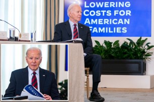 a confused-looking Joe Biden says he'll "get in trouble" for answering questions at press conference