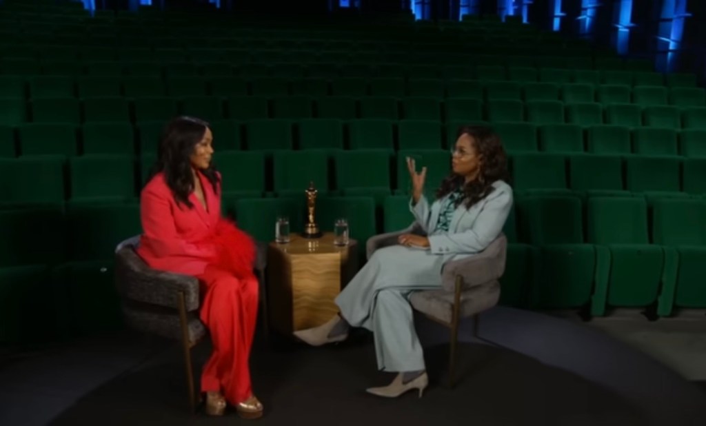 “I didn’t get the whole ‘Angela Bassett face,’” Winfrey, 70, told the actress referring to how Basset's muted reaction to Curtis' win went viral. 