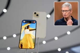 Apple iPhone and CEO Tim Cook