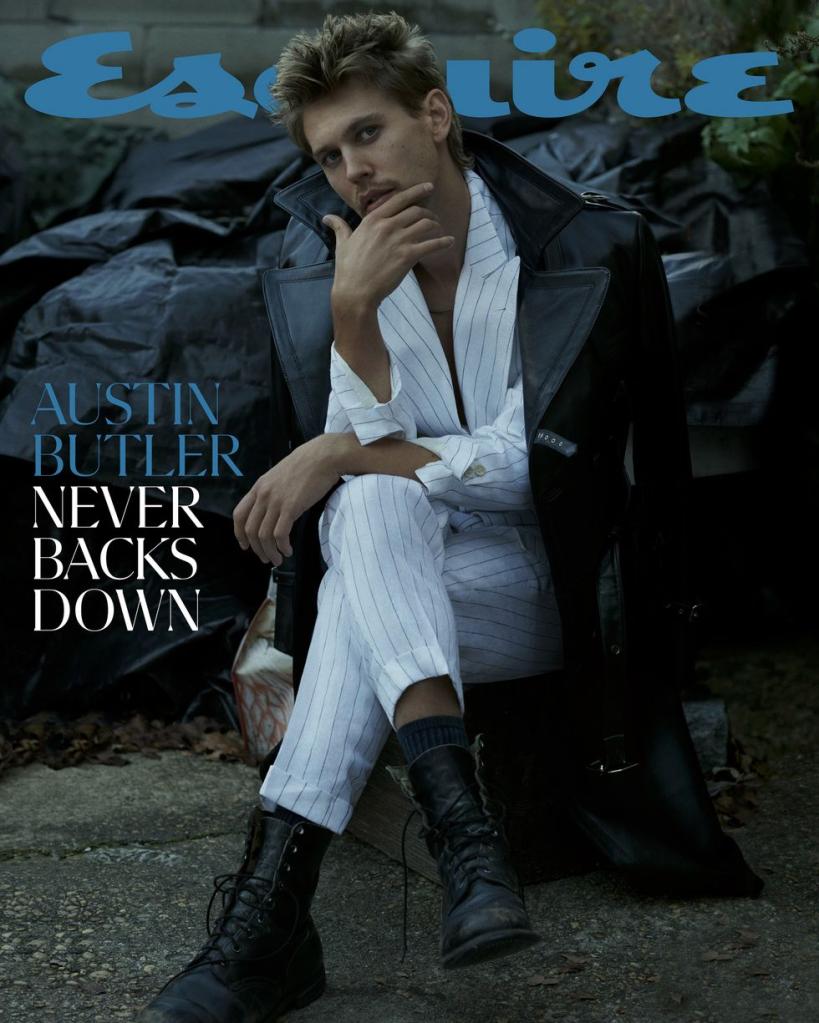 Esquire cover featuring Austin Butler