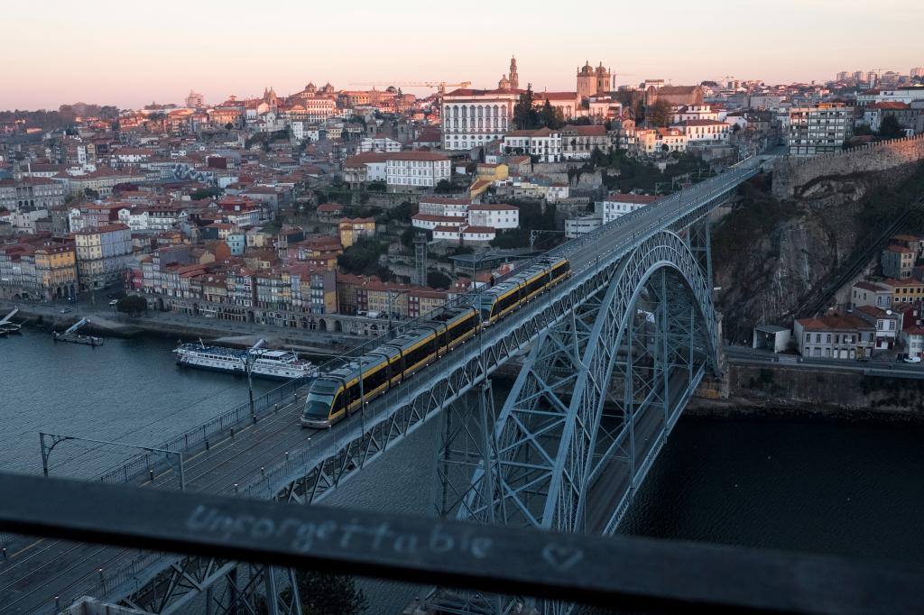 Aerial of Porto. 