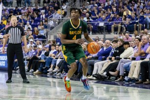 Ja'Kobe Walter and the Baylor Bears will play the Kansas Jayhawks on Saturday.