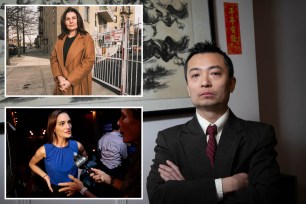 Brooklyn landlord Benjamin Louie, Bronx landlord Valentina Gojcaj, state Sen. Julia Salazar