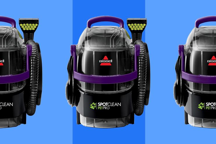 A group of vacuum cleaners