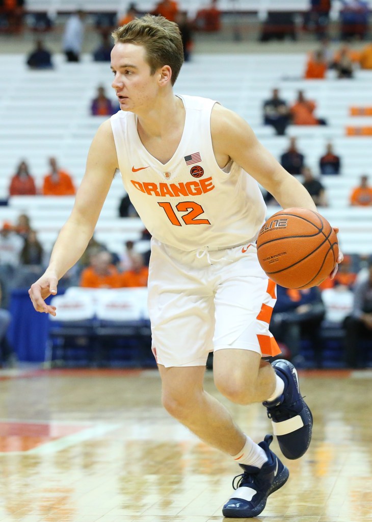 Paul playing for Syracuse. 