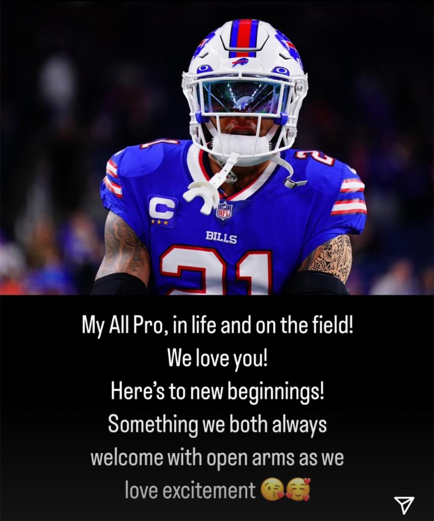 Rachel Bush shared an emotional tribute to her husband Jordan Poyer after the All-Pro safety was released by the Buffalo Bills on March 6, 2024.